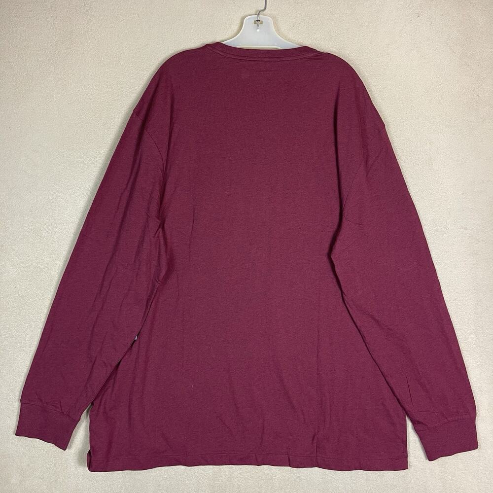 Polo Ralph Lauren T Shirt Mens XXL Burgundy Classic Fit‎ Jersey Long Sleeve Tee - Picture 12 of 13